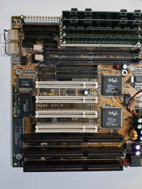 MSI MS-5149 Socket 7 scheda madre ISA + Intel Pentium 166 MHz + 64 MB di RAM EDO 2