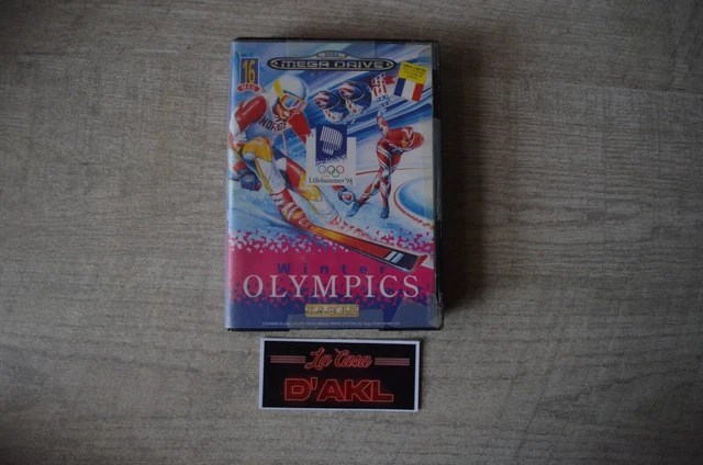 Boîte Vide Pour Jeu Sega Megadrive - Winter Olympics US Gold - Etat Correct