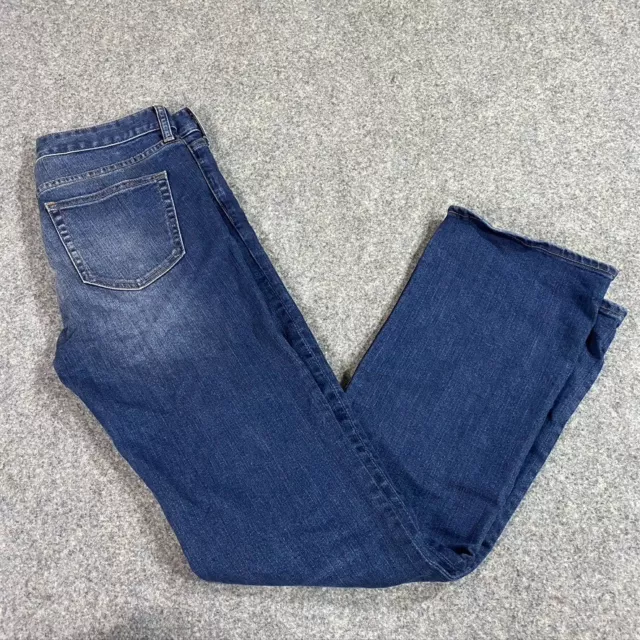 GAP Perfect Boot Jeans Straight Leg Blue Denim Adult Size 28/32 Pockets