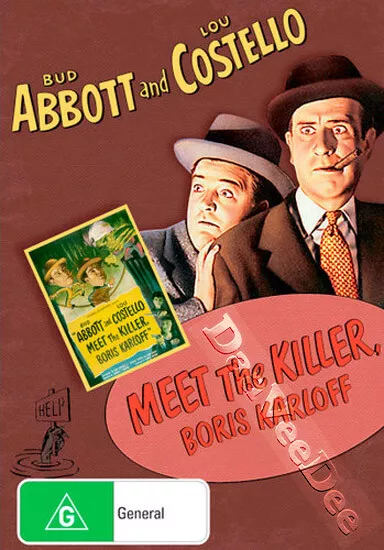 Bud Abbott Lou Costello Meet the Killer Boris Karloff NEW PAL DVD Charles Barton