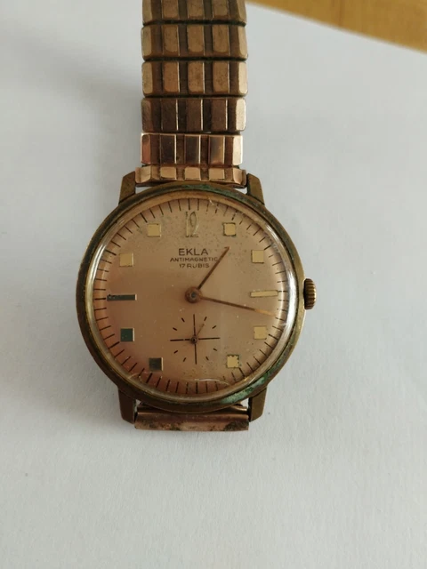 Montre Bracelet Vintage Saxon Antimagnétique - Pour Homme, Occasion Très Bon état, Non Testée