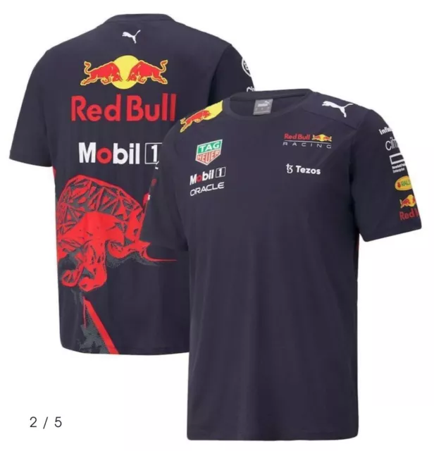RED BULL RACING Shirt F1 Kids Team Tee Shirt Tshirt Navy $39.50 - PicClick