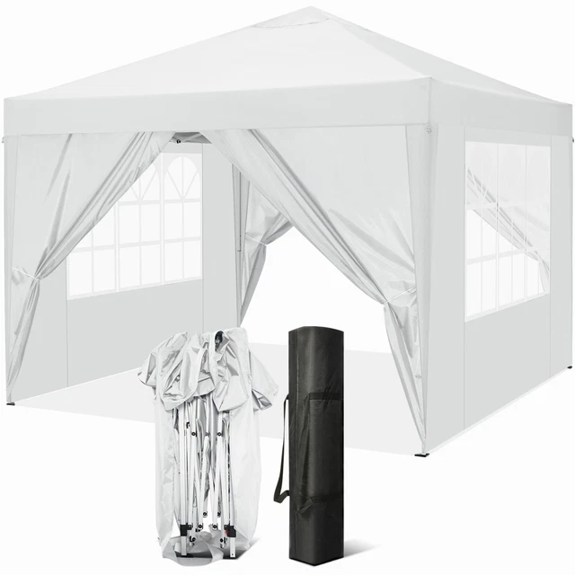 Pavillon 3x3m Faltpavillon Gartenzelt Partyzelt Festzelt faltbar und wasserdicht