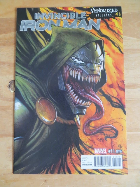 Marvel: Invincible Iron Man Venomized Villains Adi Granov Variant #11 / 2017