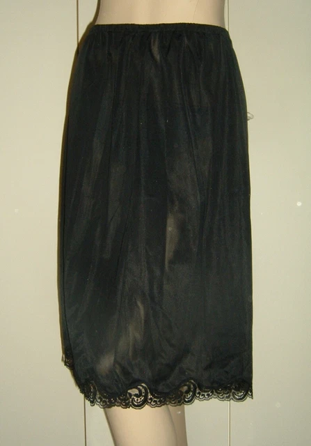 Sottogonna Antistatica Da Donna In Poliestere Con Pizzo - 4 Colori (Nero, Bianco, Rosa, Crema), Perfetta Per Abiti Adherenti