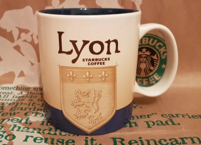 ORIGINAL Starbucks City Mug/Tasse LYON/France, Global Icon, NEU und unbenutzt!