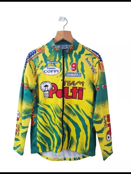SMS Santini (polti)Cycling Jacket Mens Cycle Biking Jersey Top Size Large L