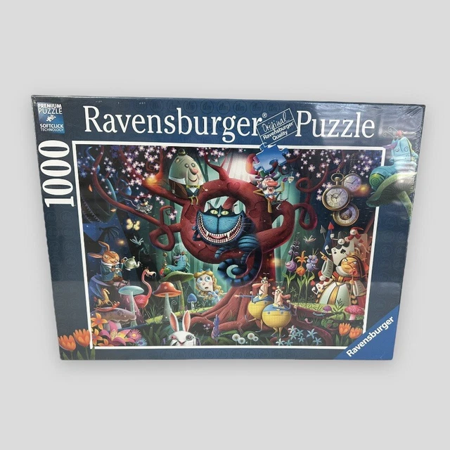 RAVENSBURGER MOST EVERYONE is Mad Alice In Wonderland 1000 Piece Jigsaw