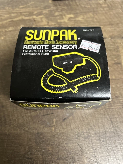 Sunpak Remote Sensor 651-717 For Auto 611 Thyristor Flash