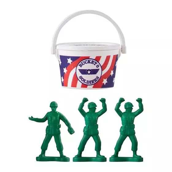 TOY STORY It's Toy Story. 2 6.GREEN ARMY MEN BUCKET single item clatter ...