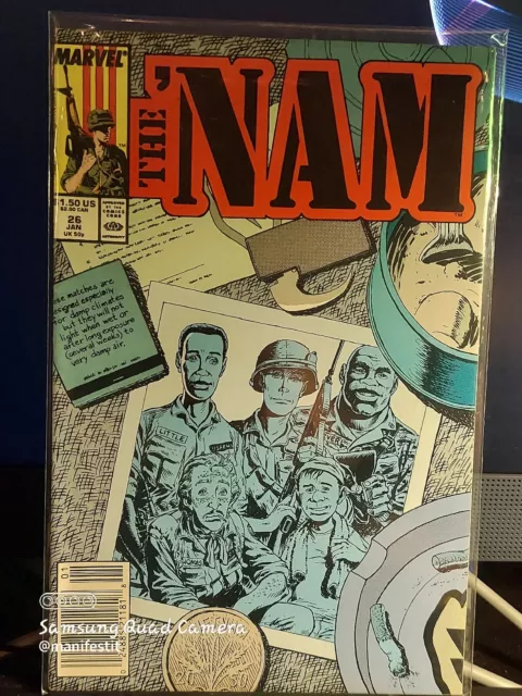 VTG 1988 THE 'NAM #26 Marvel Comics 9.0 Newsstand Comic Book