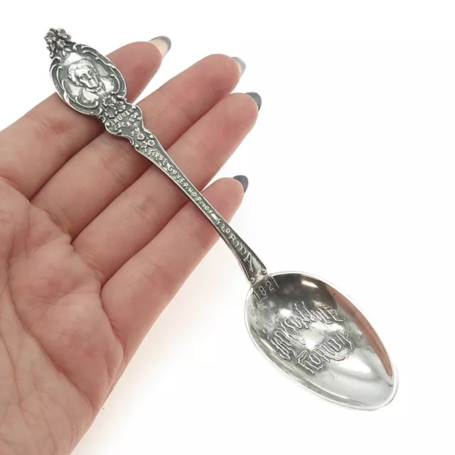 GORHAM 925 Sterling Silver Antique Art Deco Florida States & Cities Coffee Spoon