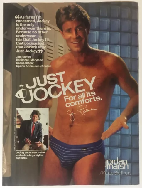 AD - JIM Palmer - Jockey Underwear - 1983 $2.50 - PicClick