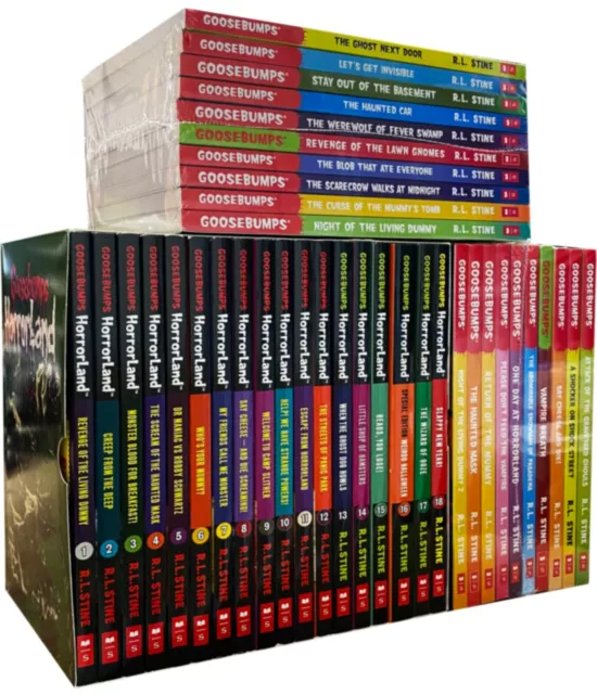 Goosebumps Horrorland Series 38 Books Collection Gift Set R L Stine Childrens