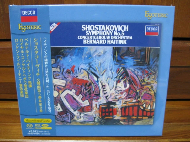 Bernard Haitink ESOTERIC Shostakovich Symphonies No.5 & 9 SACD Hybrid