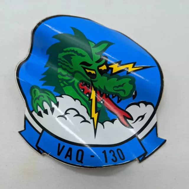 Vintage US Navy VAQ-130 Sticker Patch