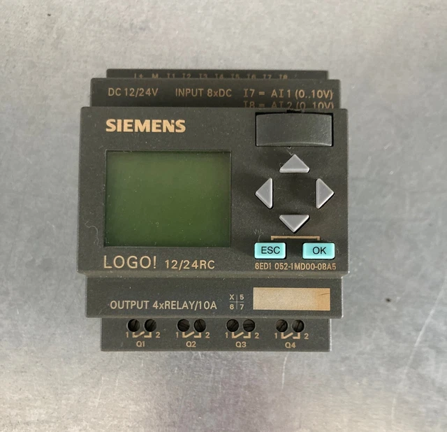 LOGO SIEMENS! 12/24RC 6ED1 052-1MD00-0BA5 modulo logico EUR 99,00 ...
