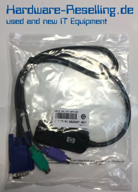 Original HP IP KVM Adapter VGA + 2x Ps/2 286597-001 262587-B21