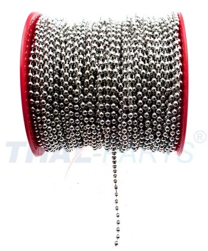 Cadena esférica de 50 m 3,2 mm plata sobre rollo cadenas esféricas cadena esférica cadenas
