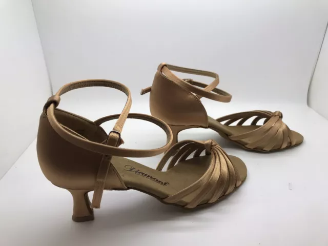 Chaussure de danse de salon pour femme Diamant couleur: bronze