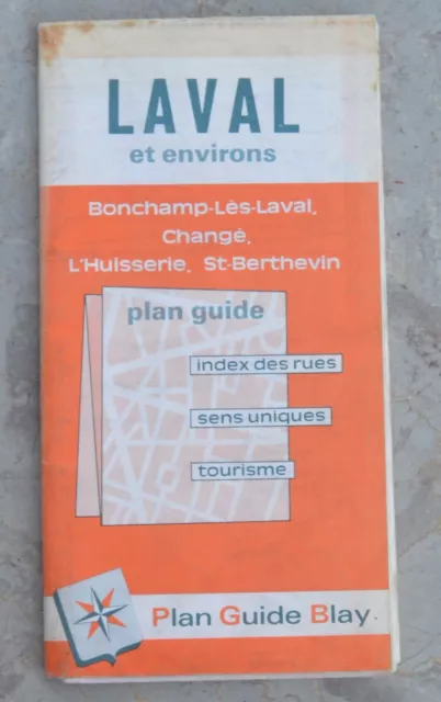 Plan de ville Blay  Laval, 1-8 500e et centre au 1-7 000e, 1989