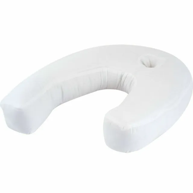 Side Sleeper Pillow J Shaped Contour Pillow 22 x 17 Inches Comfy Hugging Pillow
