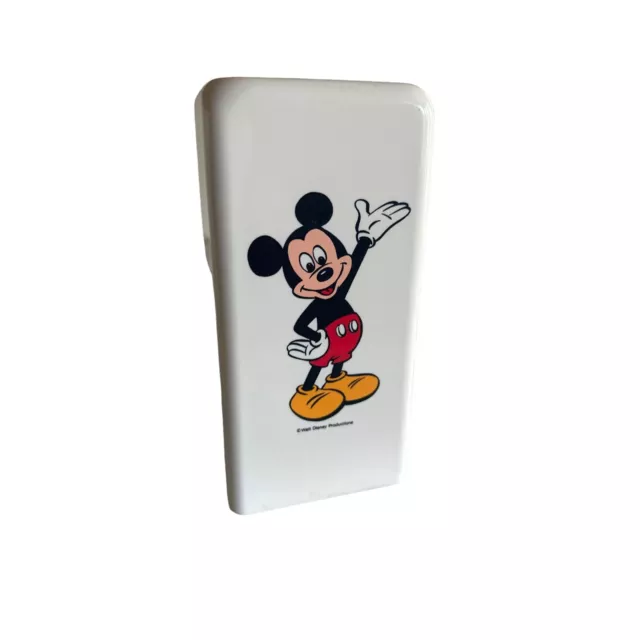 Vintage Walt Disney Mickey Mouse Dixie Paper Cup Dispenser Holder 7"