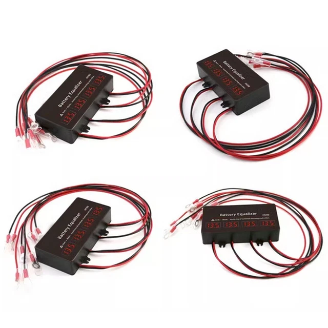 1*Batterie Equalizer Aktiv Ausbalancieren LED Modul PCB+Klemmedraht Rohr