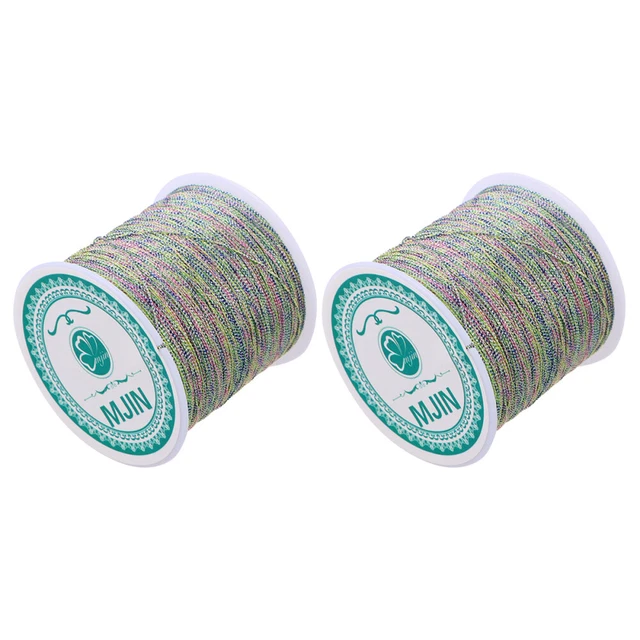 2 Rolls Gift Wrapping Cord Handmade Bracelets Bracelet Necklace