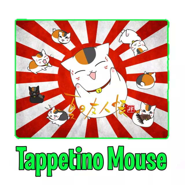 NATSUME YUJINCHO NYANKO Sensei Madara Gatto Tappetino Mouse Pad Pc