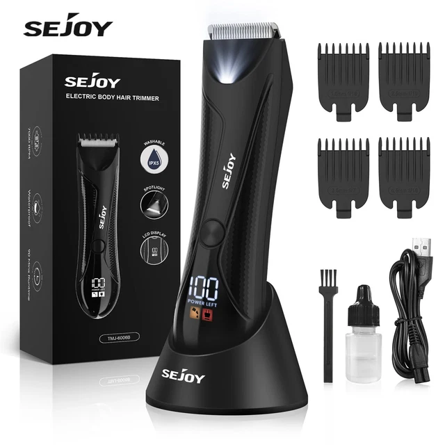 ELECTRIC MEN PUBIC Hair Trimmer Groin Body Hair Ball Shaver Clipper