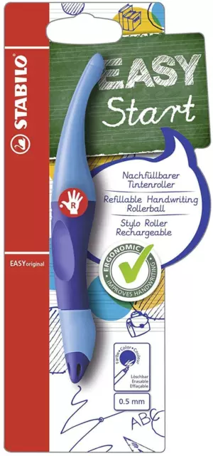 Ergonomischer Tintenroller Für Rechtshänder - STABILO Easyoriginal in Dunkel-/He