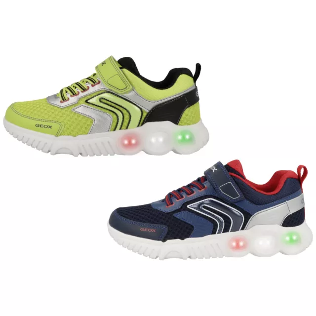 GEOX J Wroom B.B Garçons Chaussures de Sport Chaussures Basses Décontractées