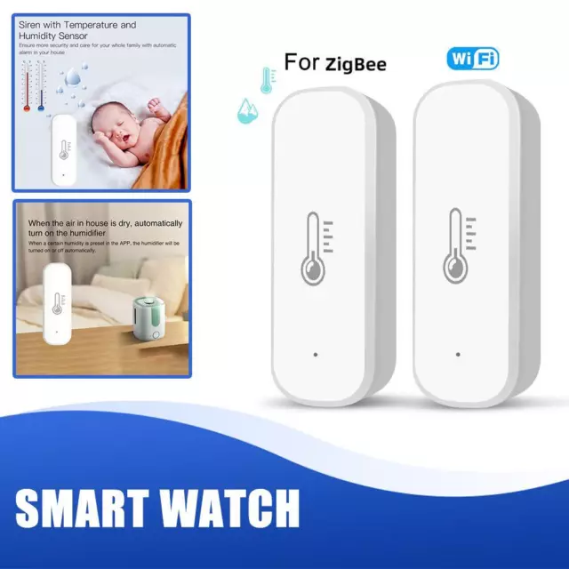 Tuya WIFI Zigbee Temperature and Humidity Sensor Detector Thermometre  Capteur Whole House Intelligent linkage for Smart Life - AliExpress