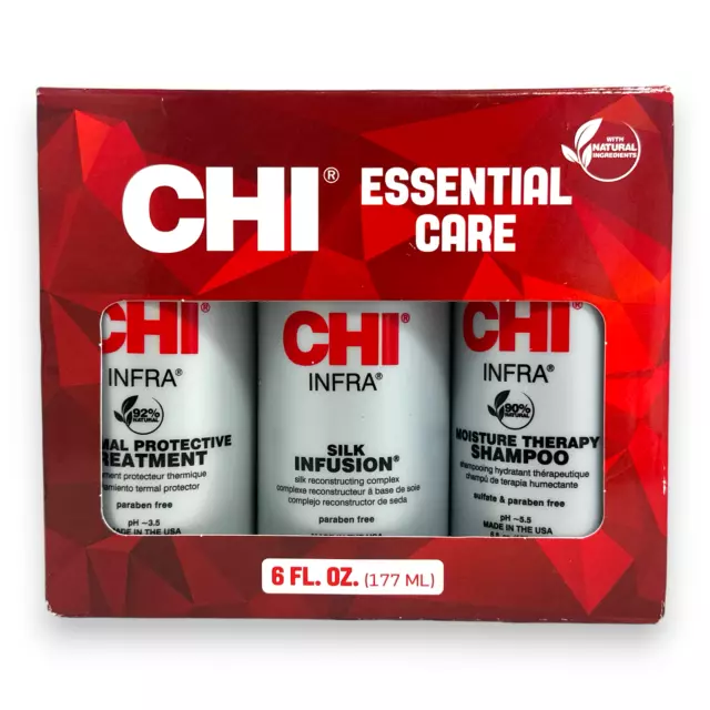 CHI Essential Care Infra Treatment, Silk Infusion, Shampoo 6fl.oz./177ml NEW