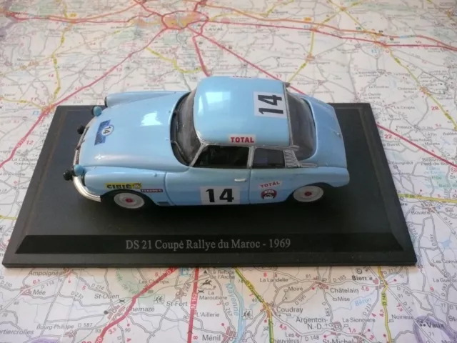 CITROËN DS 21 Coupé Rallye du Maroc 1969 NOREV  1/43  série DS