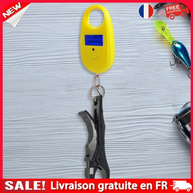 LUGGAGE SCALES WITH Fish Control Forceps Weight Scale for Fishing (Yellow)  FR EUR 8,03 - PicClick FR
