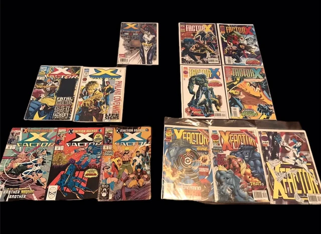 X Factor, Factor X, Comic book bundle, 13 total, X-tinction, apocalypse, Marvel