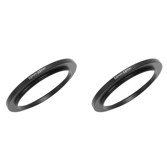 2 Stücke 52mm-62mm 52mm Bis 62mm Schwarz Step   Adapter fuer  Z6H81997