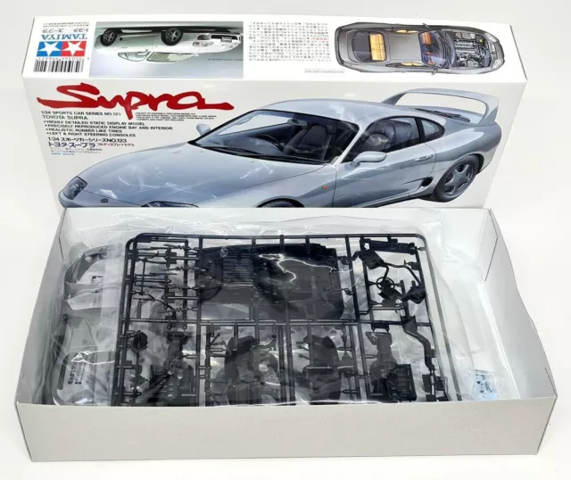 Tamiya 1/24 Scale - Toyota Supra Mk4 Plastic Model Car Kit 3