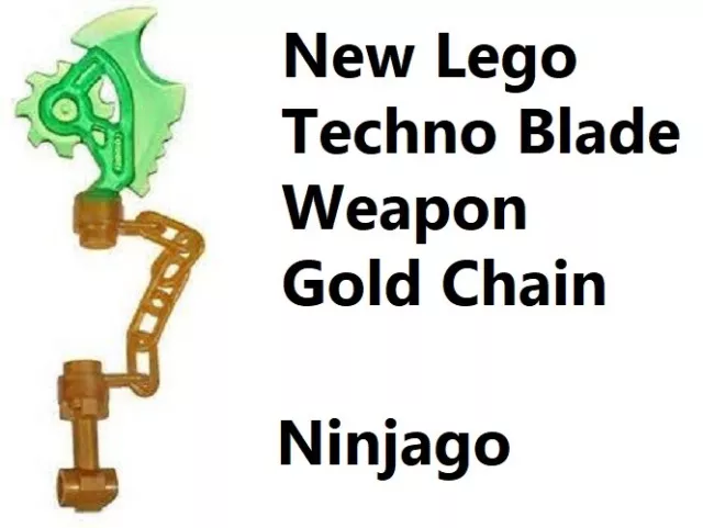 ☀️NEW! Lego Weapon NINJAGO TECHNO BLADE Ninja Trans Yellow Jay