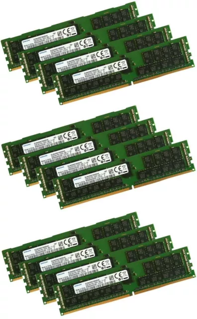 12 x 32 GB 384 GB RAM ECC REG DDR4 2666 MHz per server Lenovo ThinkSystem ST550 torre
