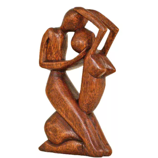 Holz Figur Skulptur Abstrakt Holzfigur Afrika Asia Handarbeit Deko Leidenschaft