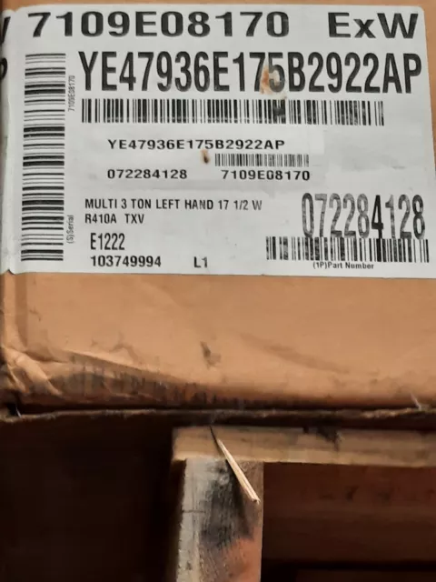 Adp - Cased "A" Coil - Ye47936E175B2922Ap - 3 Ton - R410A Txv - Multi-Position