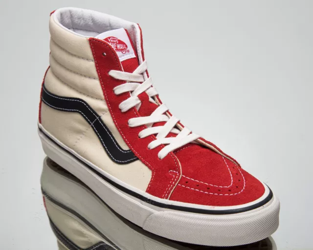 Vans SK8-Hi 38 DX Anaheim Usine Unisexe Homme Femmes Rouge Blanc Noir Baskets