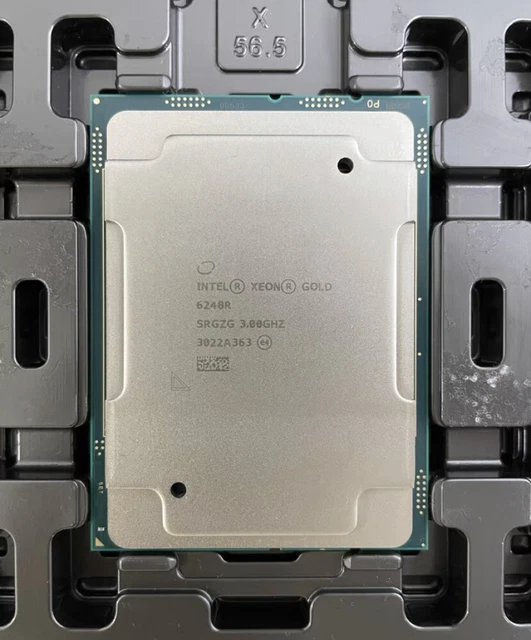 thumbnail image 2 of Intel Xeon Gold 5220R QS Processor – 18 Cores, 36 Threads, 2.20 GHz, LGA3647, 35.75 MB Cache (Used, Fully Functional) 2 of 4