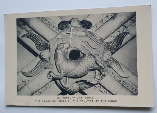 Unposted Raphael Tuck Postcard - Canterbury Cathedral Series 1  (b)