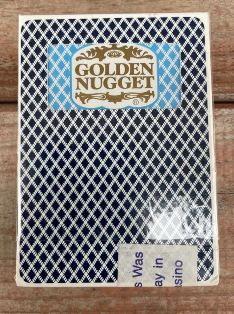 Golden Nugget Casino Used Las Vegas Playing Cards Deck Resealed