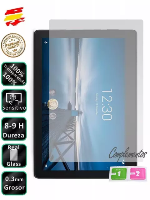 Set Protector de Pantalla Para Lenovo M10 Cristal Templado Tablet Vidrio 9H