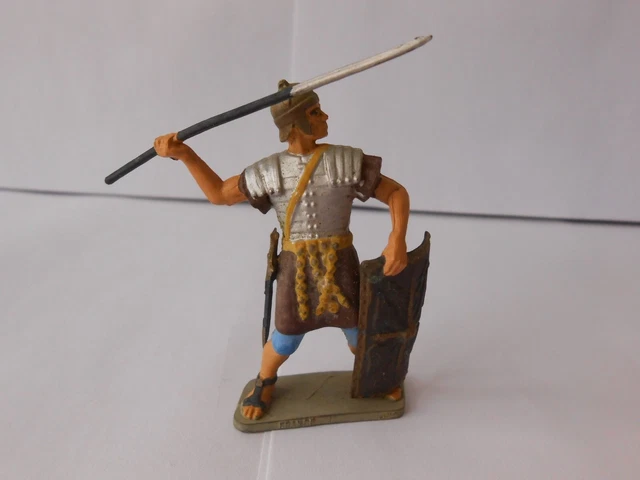 Lot De Soldats Romains Starlux – Échelle 1/32 – Antiquité – Plastique Peint Main France